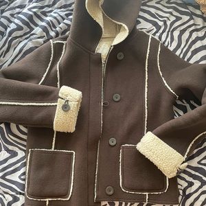 vintage old navy fur coat